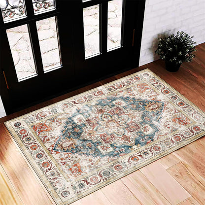 CHAMPLANT Area Rug Washable Living Room Non-Slip Kitchen Entryway Bedroom Carpet