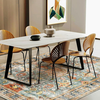 CHAMPLANT Area Rug Washable Living Room Non-Slip Kitchen Entryway Bedroom Carpet