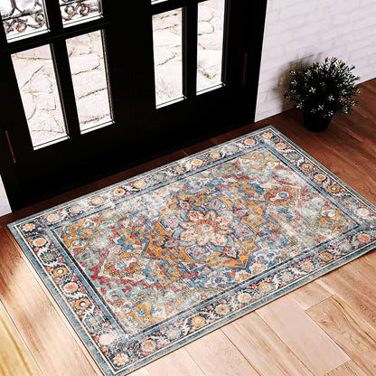 CHAMPLANT Area Rug Washable Living Room Non-Slip Kitchen Entryway Bedroom Carpet