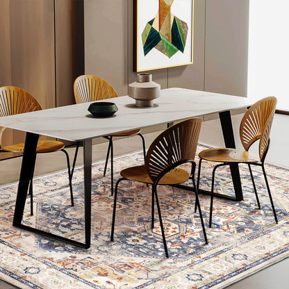 CHAMPLANT Area Rug Washable Living Room Non-Slip Kitchen Entryway Bedroom Carpet