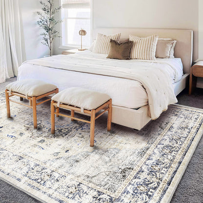 CHAMPLANT Area Rug Washable Living Room Non-Slip Kitchen Entryway Bedroom Carpet