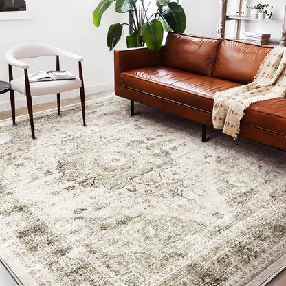 CHAMPLANT Area Rug Washable Living Room Non-Slip Kitchen Entryway Bedroom Carpet