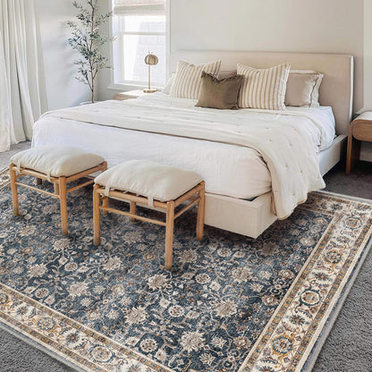 CHAMPLANT Area Rug Washable Living Room Non-Slip Kitchen Entryway Bedroom Carpet