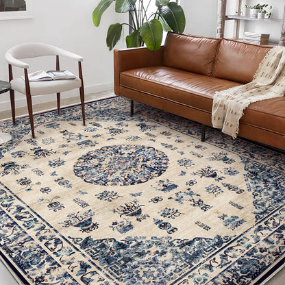 CHAMPLANT Area Rug Washable Living Room Non-Slip Kitchen Entryway Bedroom Carpet
