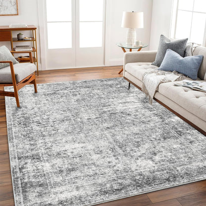 CHAMPLANT Retro Boho Design Area Rug Washable Living Room Non-Slip Kitchen Entryway Bathroom Bedroom Office Carpet